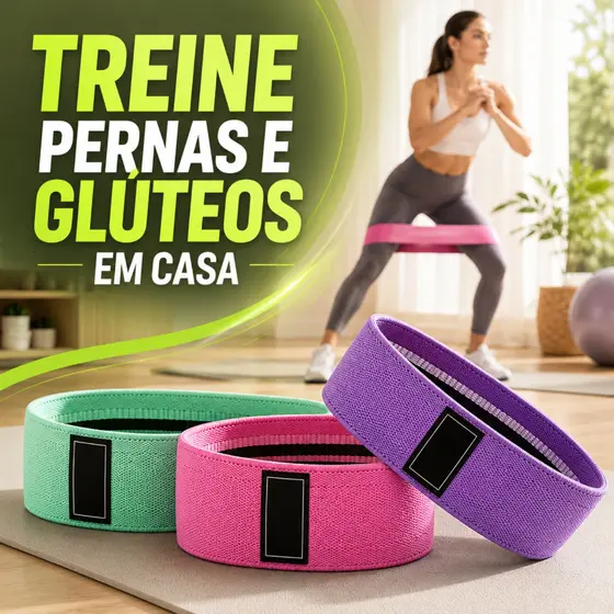 Kit 3 Faixas Elasticas De Exercicio +  Thera Band Ginastica Pilates E Fisioterapia Yoga Hip Band