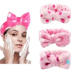 Faixa Para Eskin Care Maquiagem Makeup Toalha Tiara Cabelo Rosto