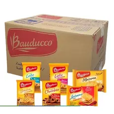 100un Biscoitos Sortidos Bauducco Sachê 11,8g Kit Individual Coffee Break Café da Manhã Hotel Escritório