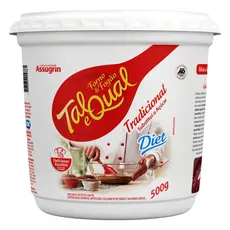 Adoçante Em Pó Tradicional Tal E Qual Pote 500g Sem Açúcar Diet Zero Caloria Culinária