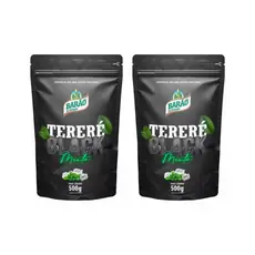 Kit 2 Erva Tereré Black Menta Extra Forte Barão De Cotegipe 500g Refrescante Natural Gelado Bebida
