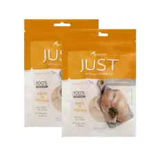 Kit 2 Petisco Para Cães E Gatos Just Steak Frango 55g
