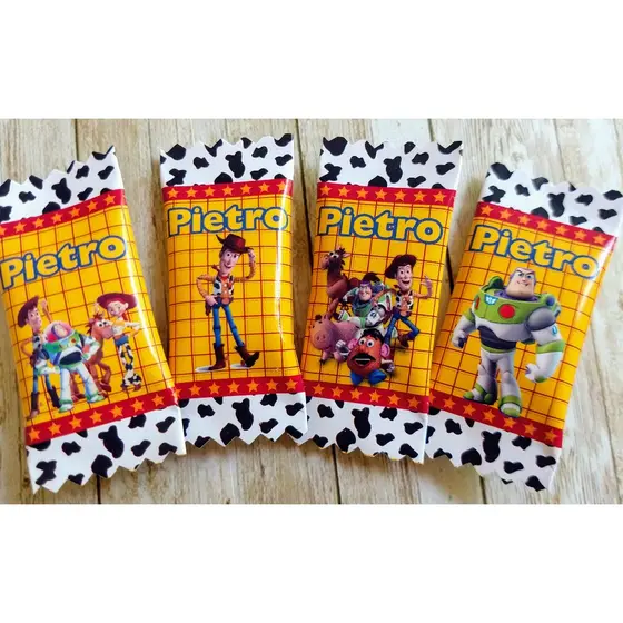 50 balas personalizadas para festa infantil Lembrancinhas Toy Story