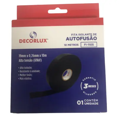 Fita isolante de auto fusão 10 metros FI - 1105