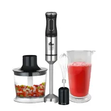 Mixer Turbo (Misturadora)  3 Em 1 Inox 1000w 5 Velocidades Cor Preto Kian-127w