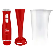 Mixer Misturador MIXER 350w 2 Velocidades Com Copo Compacto Leve E Ergonômico 700ml Vermelho Kian -