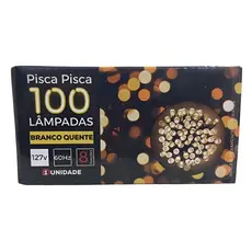 Pisca Pisca 100 Lâmpadas Branco Quente Lumina Home