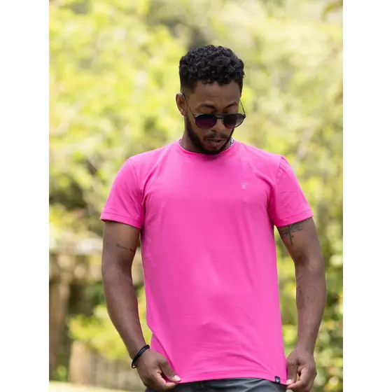 CAMISETA MASCULINA ROSA MINIE