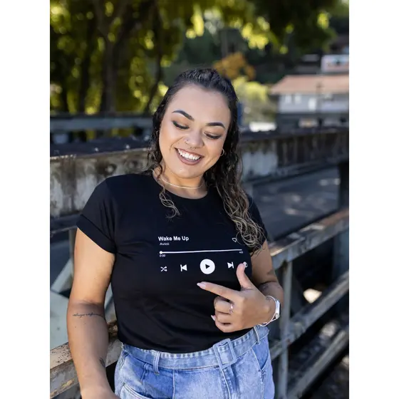 T-SHIRT FEMININA - WAKE ME UP