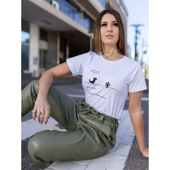 T-SHIRT FEMININA - DINO