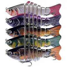 10 Centímetros 15.5g Isca Artificial Iscas De Pesca Swimbait Articulada