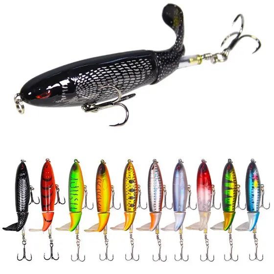 Isca Artificial Whopper Popper 13g/35g Iscas De Pesca Top Água