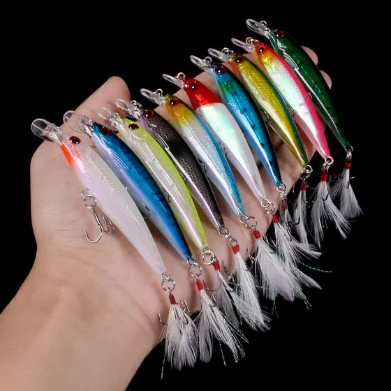Isca Artificial De Pavão De Ouro Para Pesca