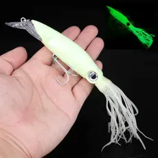 1pc Grandes Iscas De Pesca De Lula Artificiais No Mar 40g
