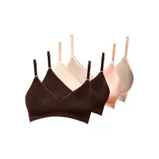 Kit com 4 Sutiãs sem Aro e sem Bojo Poás G Demillus 61411