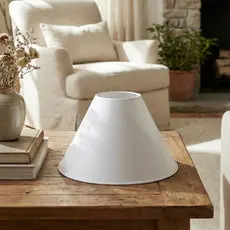 Cúpula Abajur Luminária De Mesa Quarto Plástica  23x12cm