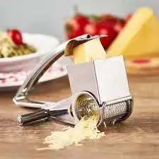 Ralador Triturador de Queijos e Alimentos Inox Prático