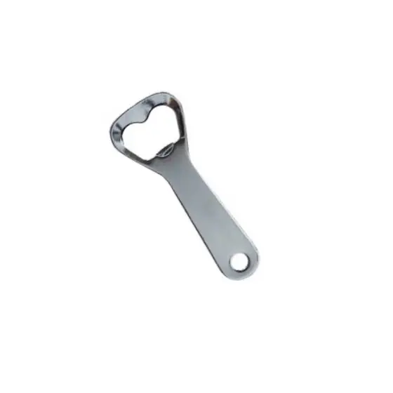 Abridor de Garrafa em Aço Inox 10cm Para Cerveja, Refrigerante, Bar e Cozinha