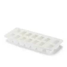Formas Retangulares de Gelo Coloridas em Plástico para Geladeira Freezer Sucos Bebidas