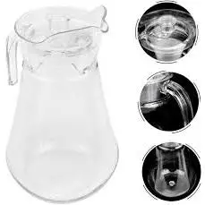 Jarra de Vidro 1,5Litros Transparente Requinte P/ Água, Suco e Refrigerante Alice
