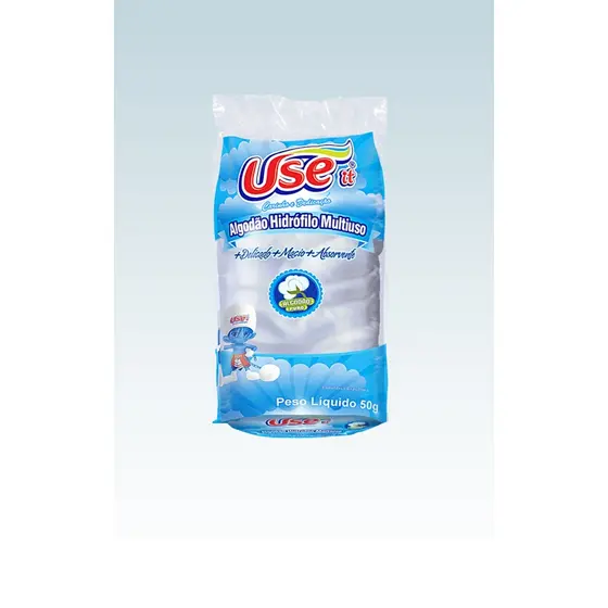 ALGODÃO 50G Hidrofilo Multiuso Use It Maquiagem e remocao esmalte