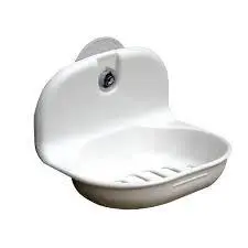 Saboneteira de Parede Cristal - Fixação Forte, Material Durável, Design Moderno