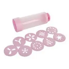 Máquina De Fazer Bolacha Caseira Modelador De Biscoito Amanteigado Biscoiteira Confeitaria