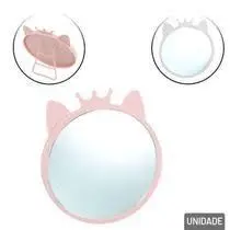 Espelho de Mesa Gato com Coroa 15cmx11cm