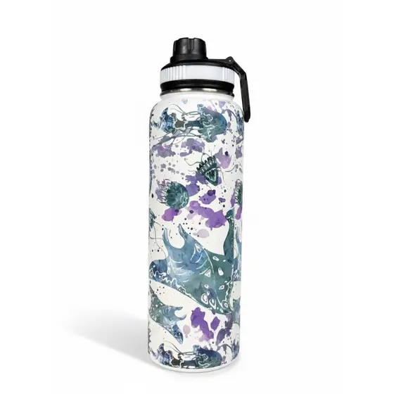 Garrafa Térmica 1200ml Estampa Ocean Life