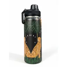 Garrafa Térmica 570ml Onças e Selva Tropical