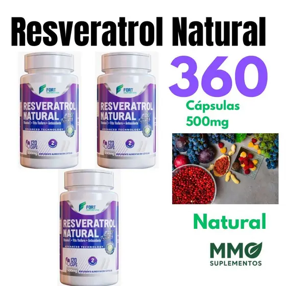 Resveratrol Natural Original 500mg trans Resveratrol