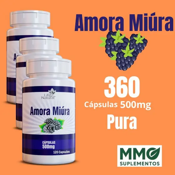 Amora Miura 500mg - Cápsulas - Pura - Original - Natural - Alta qualidade - saúde da mulher