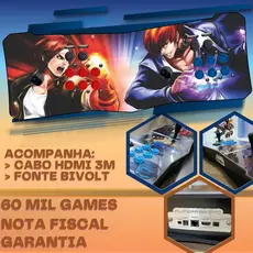 Fliperama Portátil + de 64 mil jogos - Frete Rápido - Fabricação Própria