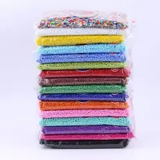 Miçanga De Vidro 6/0 500G/PCT  Aprox. 6200 Pçs  4MM para montagem pulseira e colares