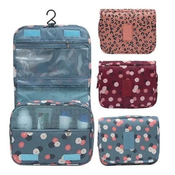 Bolsa Necessaire Organizadora Viagem Dobrável Pratica.