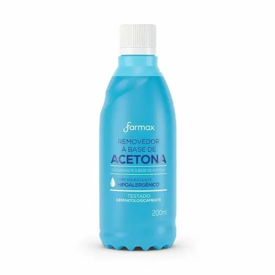 Removedor de Esmalte À Base de Acetona Farmax 200ml