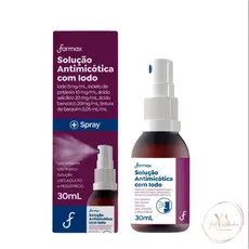 Solução Antimicótica com Iodo Spray Farmax 30ml