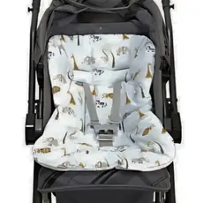Capa Acolchoada Carrinho Universal 100% Algodao Tecido Estampado Menino Menina TR