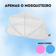 Mosquiteiro Para Ninho Redutor De Berço Bebe Com Elástico Universal Avulso Portátil Menino Menina