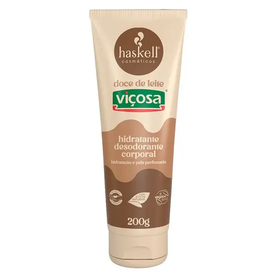Hidratante Doce de Leite Hidratação e Brilho Haskell 200g