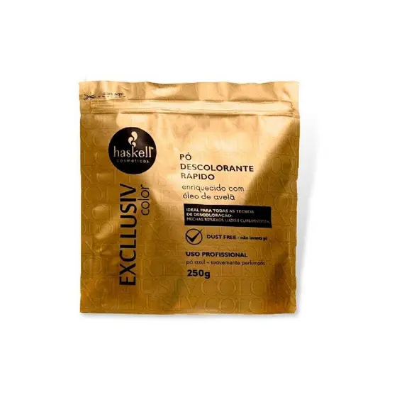 Pó Descolorante Rápido Excllusiv Color Haskell 250g