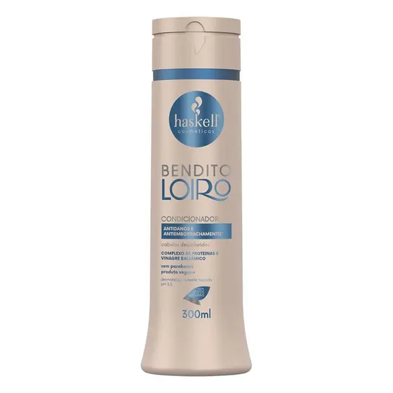 Condicionador Antidanos Bendito Loiro Haskell 300ml