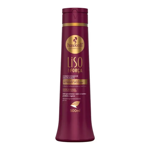 Condicionador Disciplinante Liso com Força Haskell 500ml