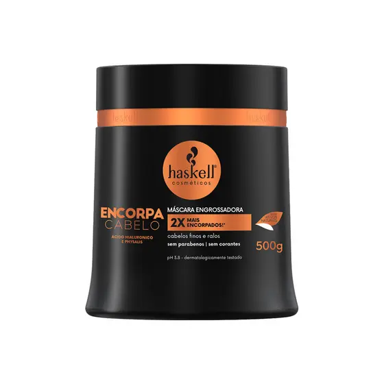 Máscara Engrossadora Encorpa Cabelo Haskell 500g