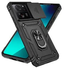 Xiaomi 14T/13T Pro/12T/11 Lite/11T Capa Rígida Com Armadura À Prova De Choque Função De Proteção Da Câmera E Suporte Mag