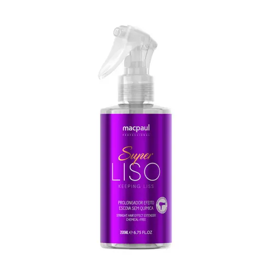 fluido finalizador capilar Super Liso Prolonga Efeito Escova 200ml - Macpaul Professional