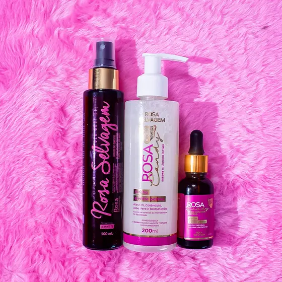 Óleo Rosa Selvagem + Sabonete Íntimo + Serum Íntimo