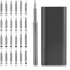Conjunto Chave de Fenda Magnética 24 em 1 Profissional, Ferramentas para manutenção Eletrônicos Celulares Óculos Tablets