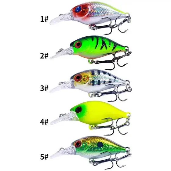 Isca Artificial Crank Ultra light, 5.3cm, 4,3 gr. Mini Crank