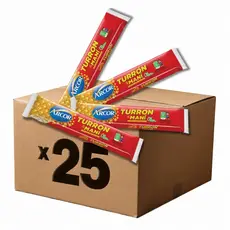 Doce Torrone Turron Arcor 25G Caixa 25 Unidades Amendoim